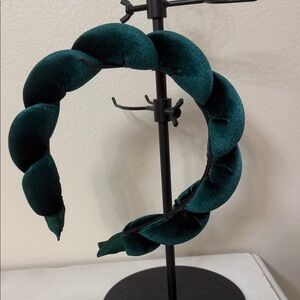 Emerald Green Braided Headband